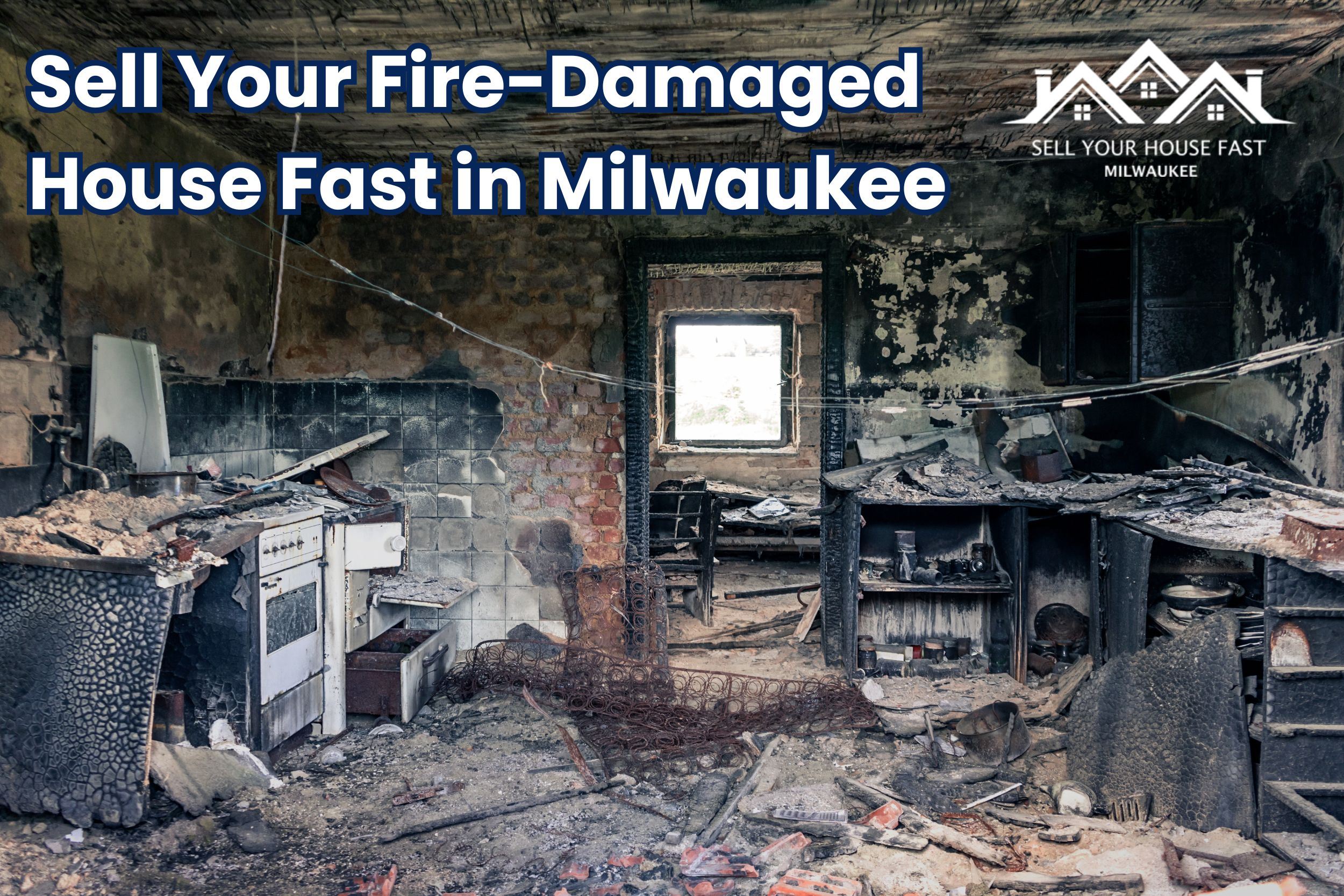 Fire-Damaged House Fast in Milwaukee